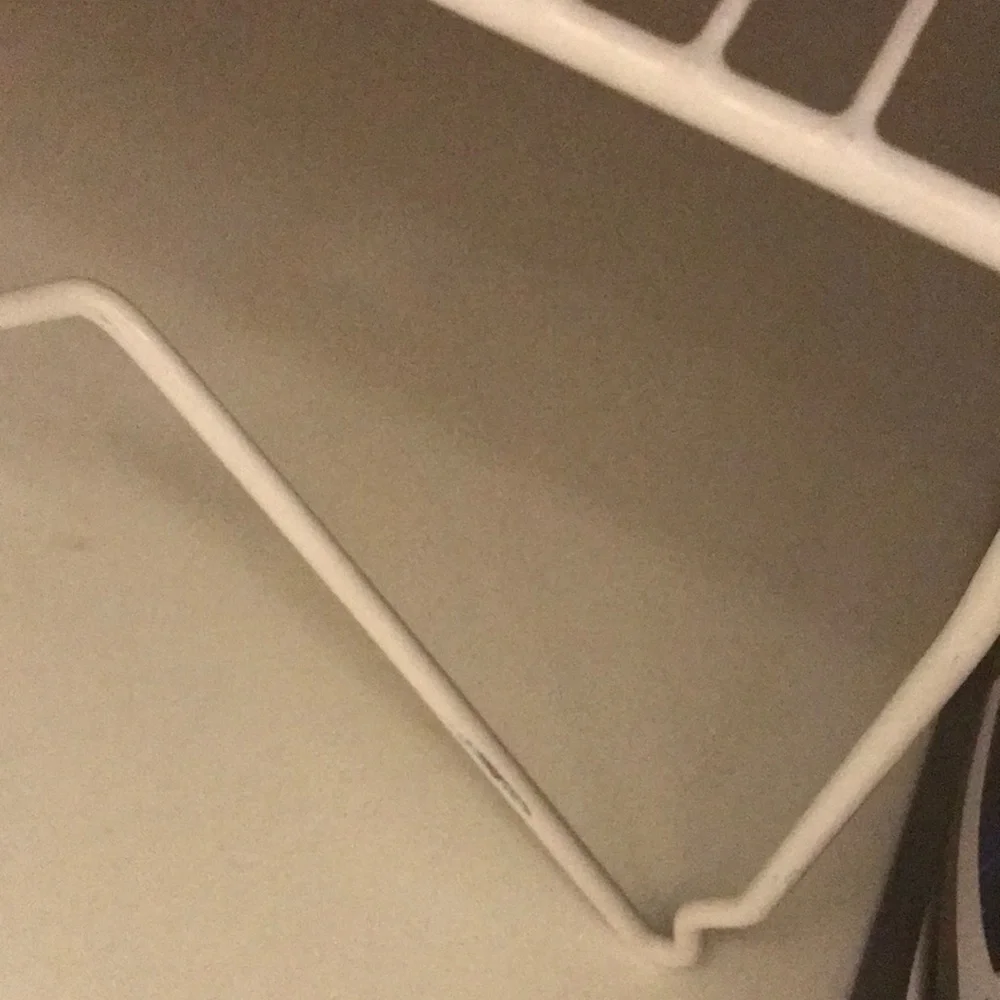 White Metal Wire Shelf Final Sale